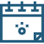 Appointment scheduling calendar icon for Richmond Animal Hospital